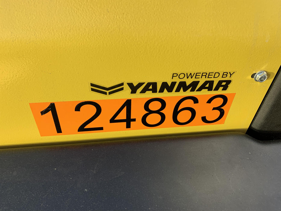 2020 Allmand NLV3GR (4) LED Light Fixture 350W, 23' Vertical Mast, 3kW Prime, Towable, Deep Sea L401, Leveling Jacks, Yanmar T4F 5.8hp