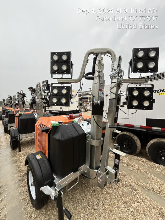 2024 Wanco WLTT-4MM4K Diesel, Deep Sea Controller, Shore Power Plug, Auto Start, (4) 350W LED Floodlights, 4kW Generator, 60 Gal Fuel Tank, 2" Ball, T3