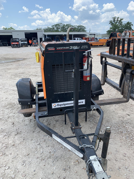2021 Lincoln Electric Vantage 322 Vantage 322 Ready Pak 3 w/ Decals, ORANGE (includes trailer, cable rack, fender light kit) NO Telematics