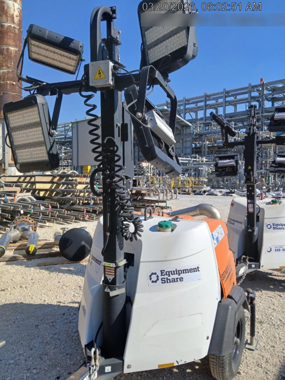 2024 Generac MLT2 Diesel, Flex Switch 120V Input, Powerzone Controller, 
(4) 320W LED Lights, 4kW Generator, 39.9 Gal Fuel Tank, 2" Ball, T3