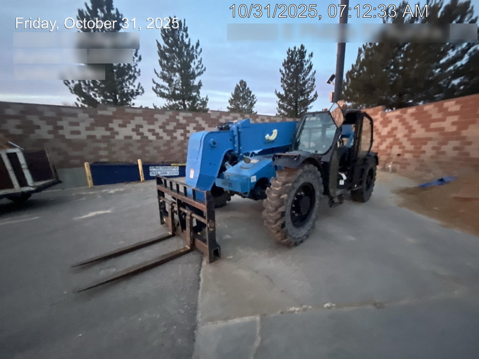 2019 Genie GTH-844 Cab/Heat/AC, Solid RT Tires, LED Work Lights, Beacon 60" QA Carriage, 48" Forks