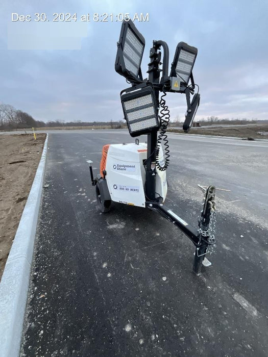 2024 Generac MLT2 Diesel, Flex Switch 120V Input, Powerzone Controller, 
(4) 320W LED Lights, 4kW Generator, 39.9 Gal Fuel Tank, 2" Ball, T3