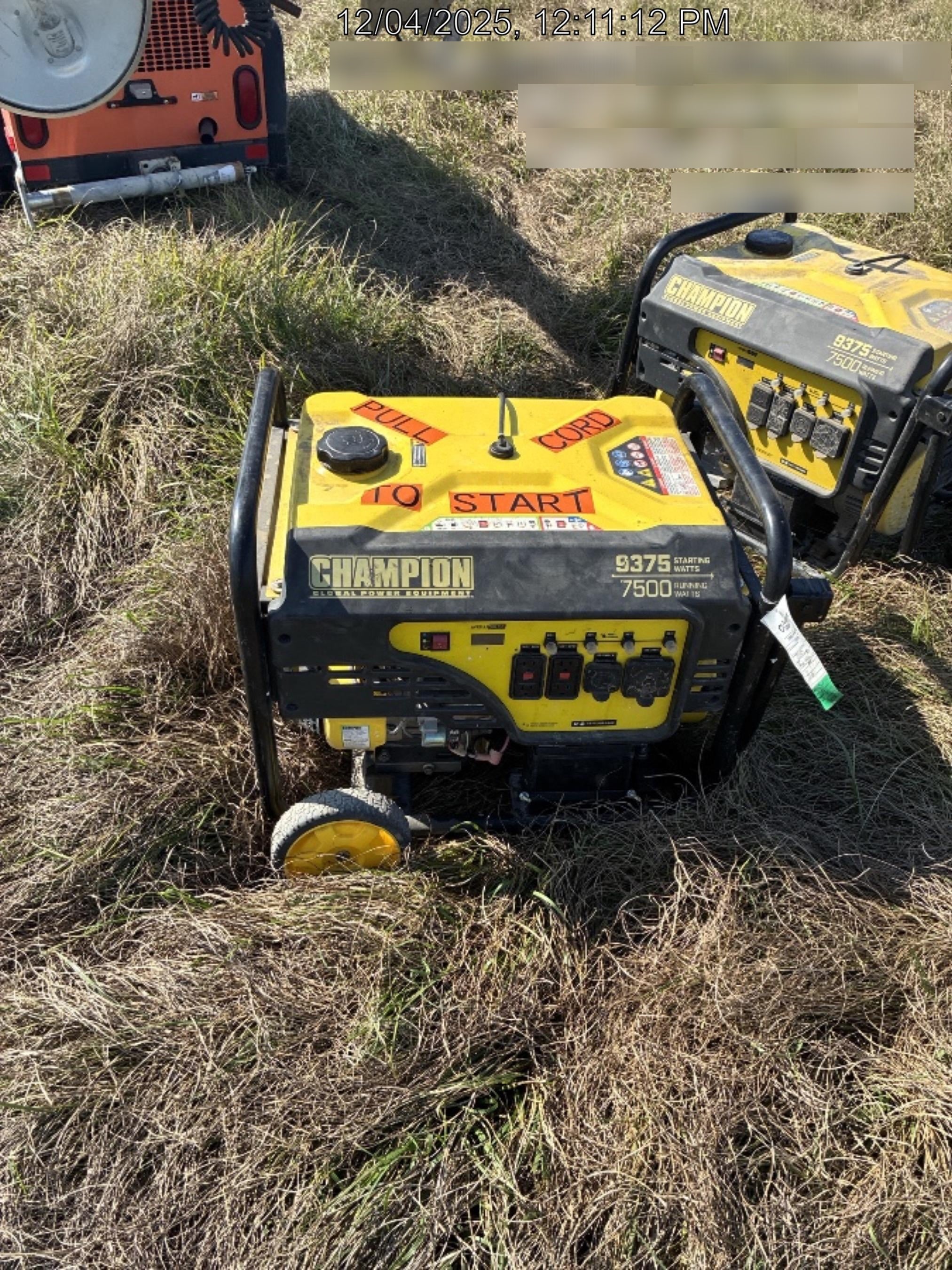 2022 CHAMPION POWER EQUIPMENT 100704