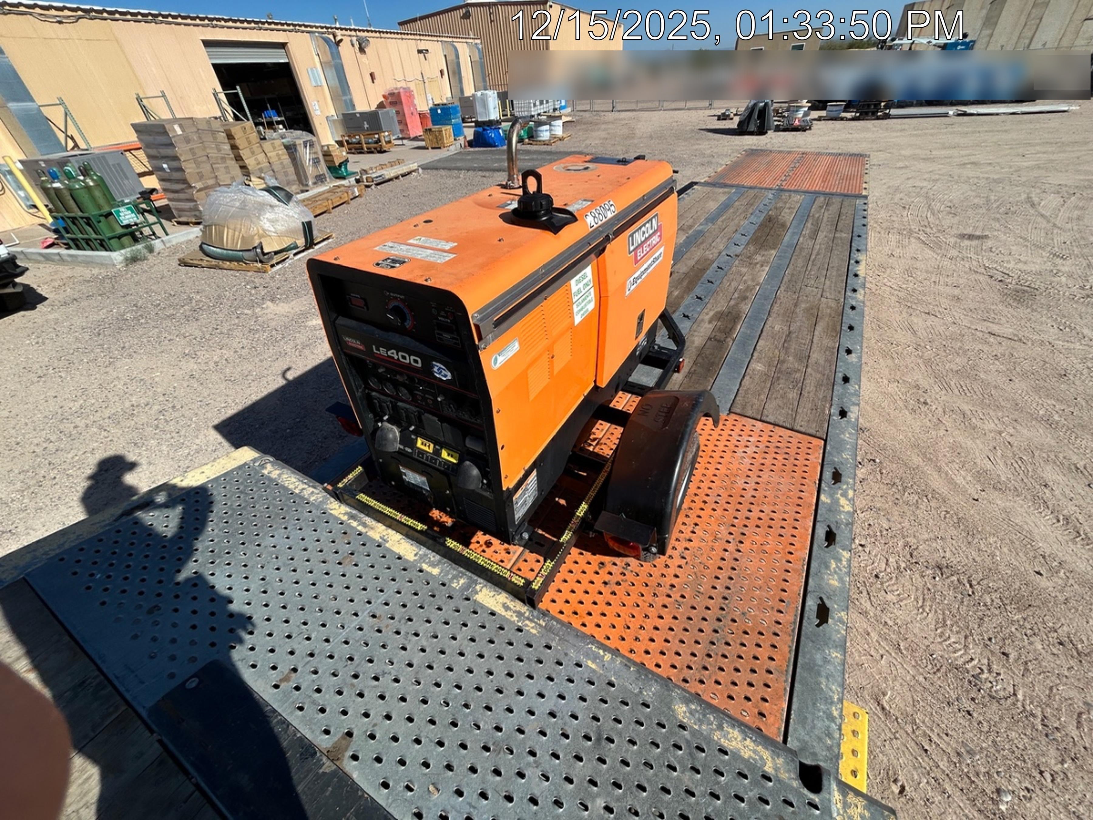 2023 Lincoln Electric LE400 Kubota V1505, Trlr, Cable Rack, Light Kit, ES Decals, T3