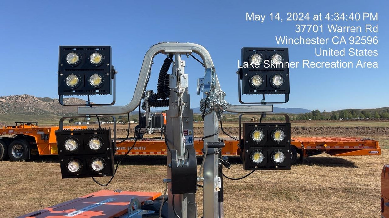 2024 Wanco WLTT-4MM4K Diesel, Deep Sea Controller, Shore Power Plug, Auto Start, (4) 350W LED Floodlights, 4kW Generator, 60 Gal Fuel Tank, 2" Ball, T3