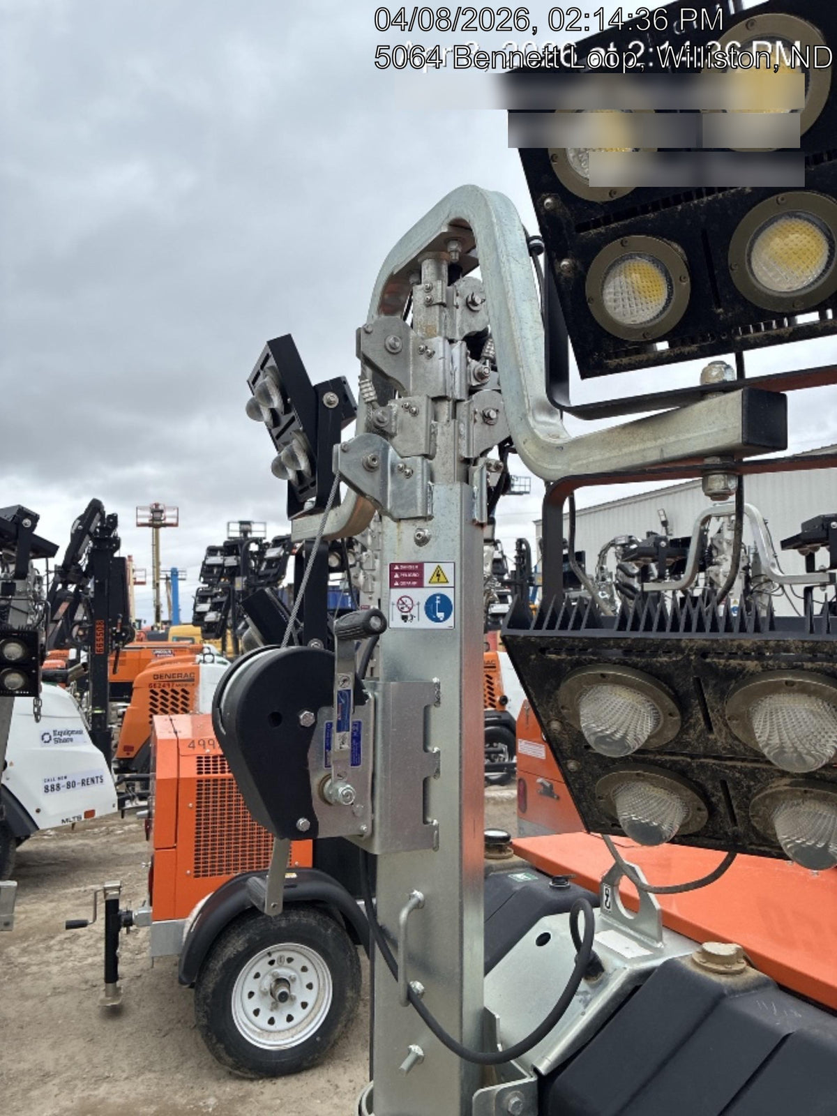 2024 Wanco WLTT-4MM4K Diesel, Deep Sea Controller, Shore Power Plug, Auto Start, (4) 350W LED Floodlights, 4kW Generator, 60 Gal Fuel Tank, 2" Ball, T3