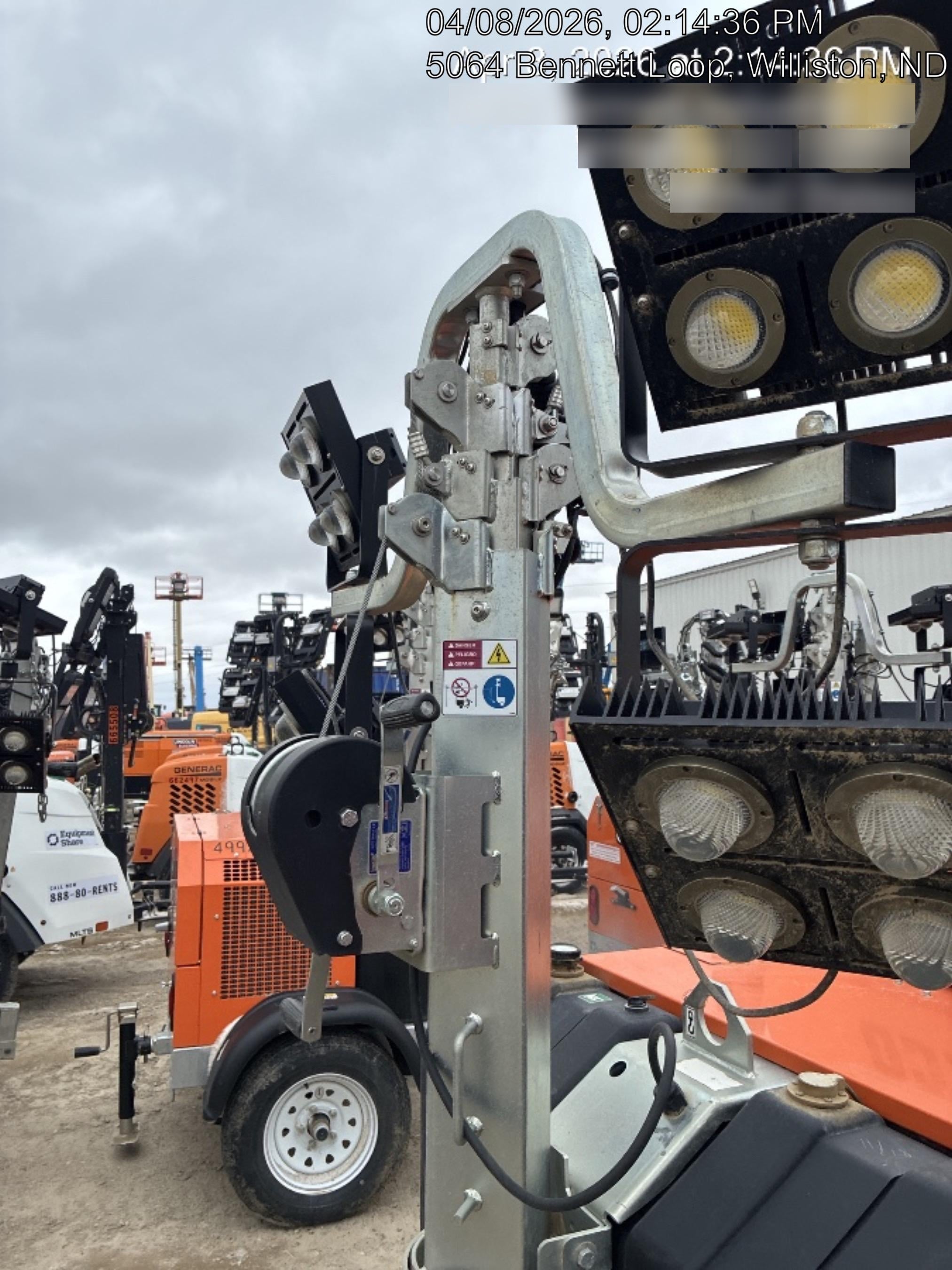 2024 Wanco WLTT-4MM4K Diesel, Deep Sea Controller, Shore Power Plug, Auto Start, (4) 350W LED Floodlights, 4kW Generator, 60 Gal Fuel Tank, 2" Ball, T3