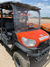 2021 Kubota RTV-X1140W-H Plastic Canopy, Windshield Acrylic Clear, LED Strobe Light, Wire Harness Kit, Back up Alarm