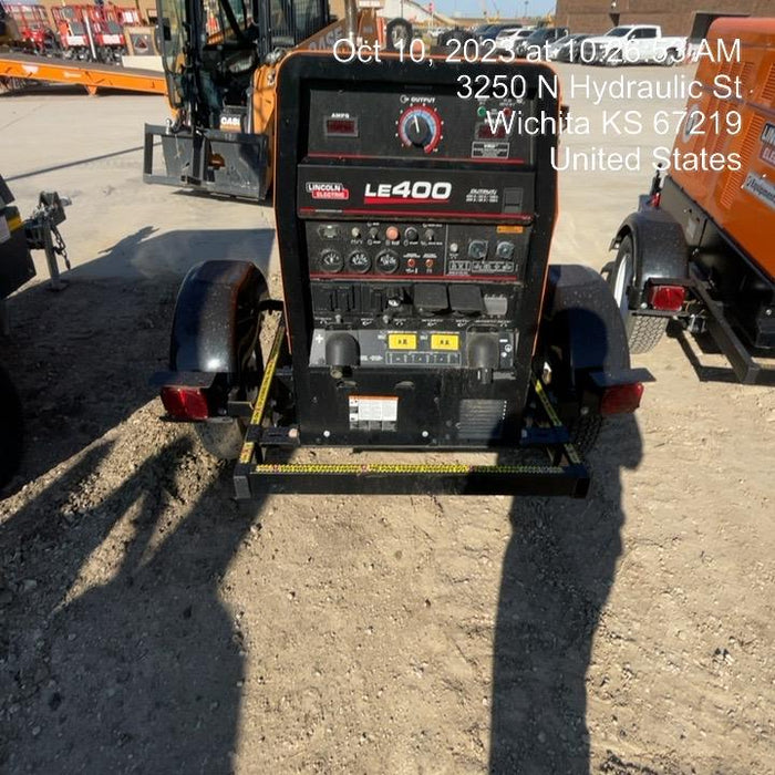 2022 Lincoln Electric LE400 Kubota V1505, Trlr, Cable Rack, Light Kit, ES Decals, T3