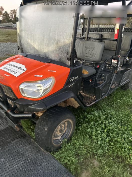 Kubota RTV-X1140W-H Plastic Canopy, Windshield Acrylic Clear, LED Strobe Light, Wire Harness Kit, Back up Alarm