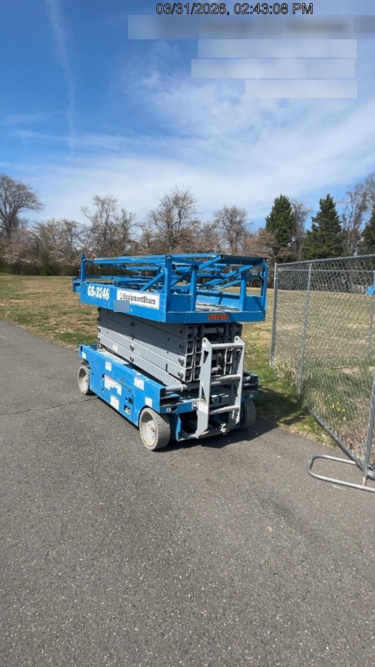 2020 GENIE GS-3246