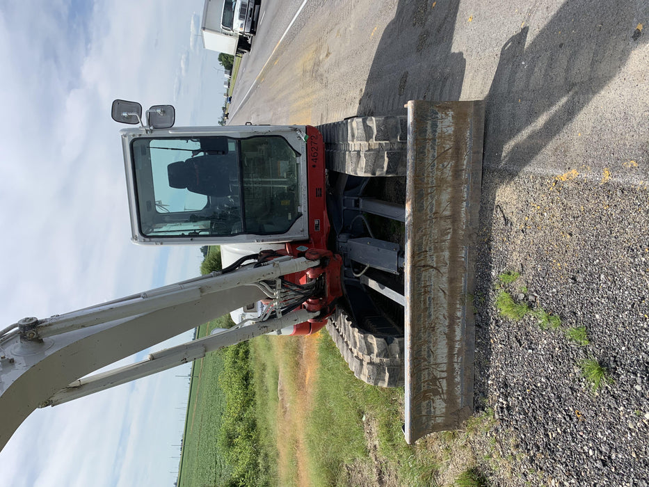 2019 Takeuchi TB290 Cab/Heat/AC Rubber tracks, Dozer blade, Travel alarm, Auxiliary hydraulics w/Manual QC, Hydraulic thumb, 18", 24", and 36" Buckets