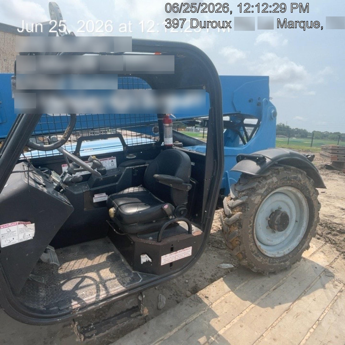 2018 Genie GTH-636 Genie GTH-636 w/Open ROPS, Solid Tires, Work Light/Beacon, 48" Carriage and Forks