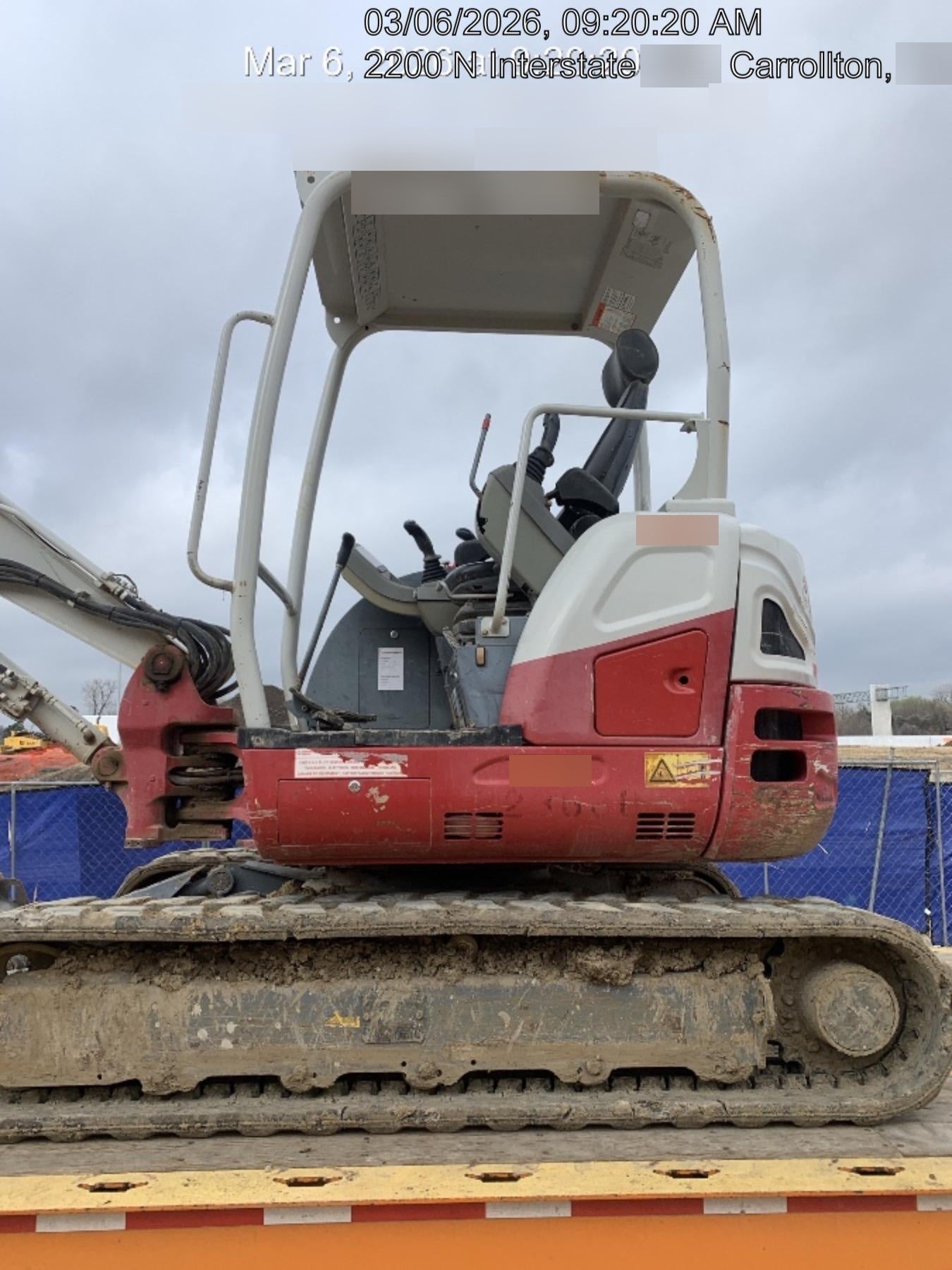2019 Takeuchi TB260 Takeuchi TB260 Canopy w/Rubber Tracks, Auxiliary Hydraulics, Standard Blade, Manual QC