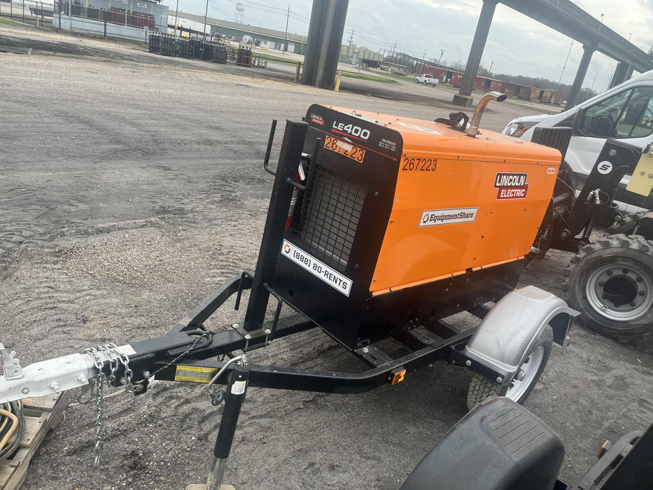 2022 Lincoln Electric LE400 Kubota V1505, Trlr, Cable Rack, Light Kit, ES Decals, T3