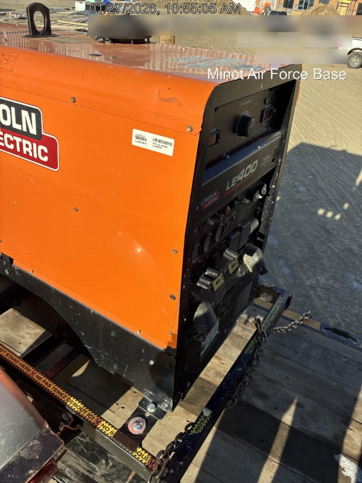 2022 Lincoln Electric LE400 Kubota V1505, Trlr, Cable Rack, Light Kit, ES Decals, T3