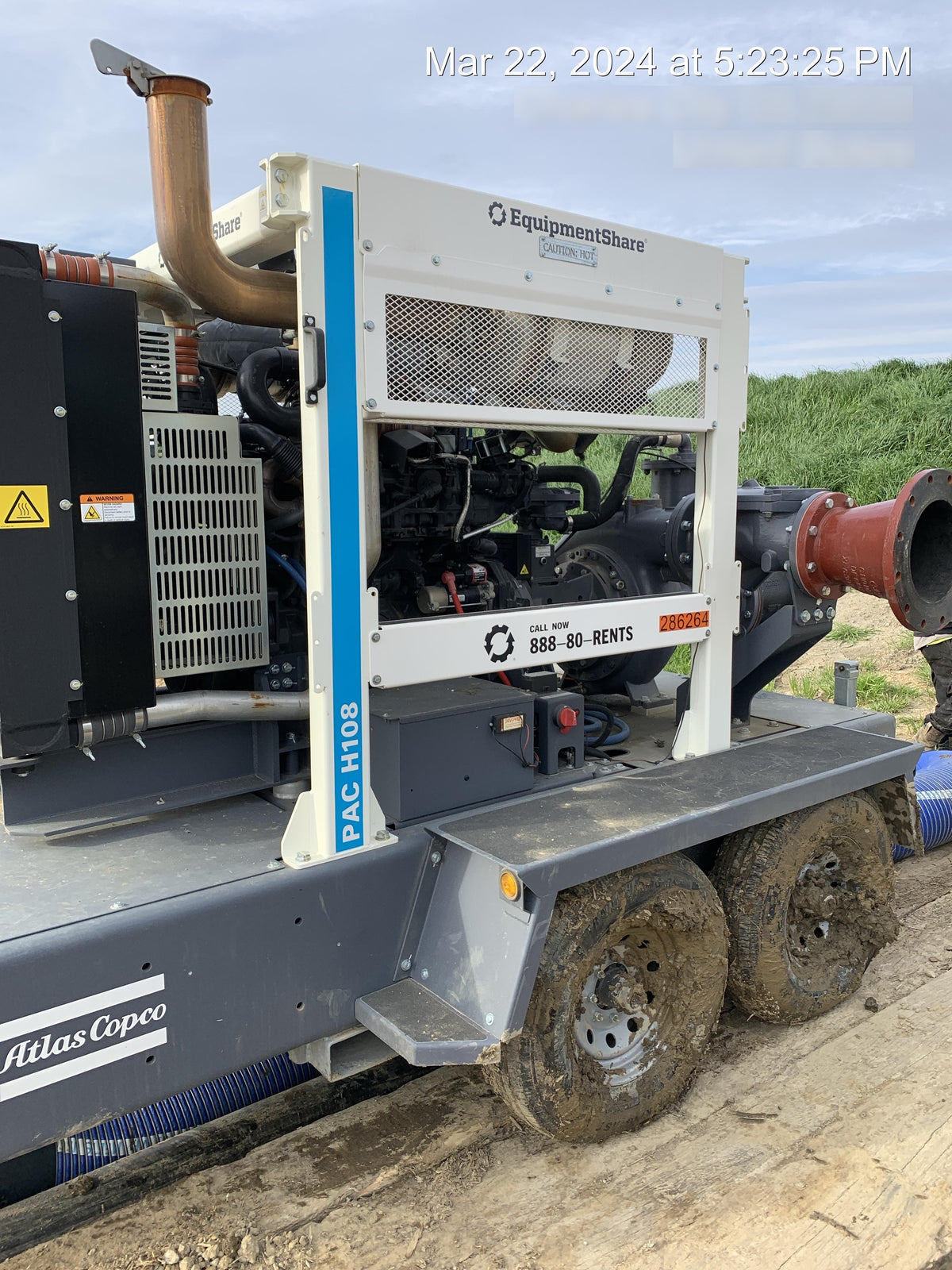2022 ATLAS COPCO PAC H108 JD