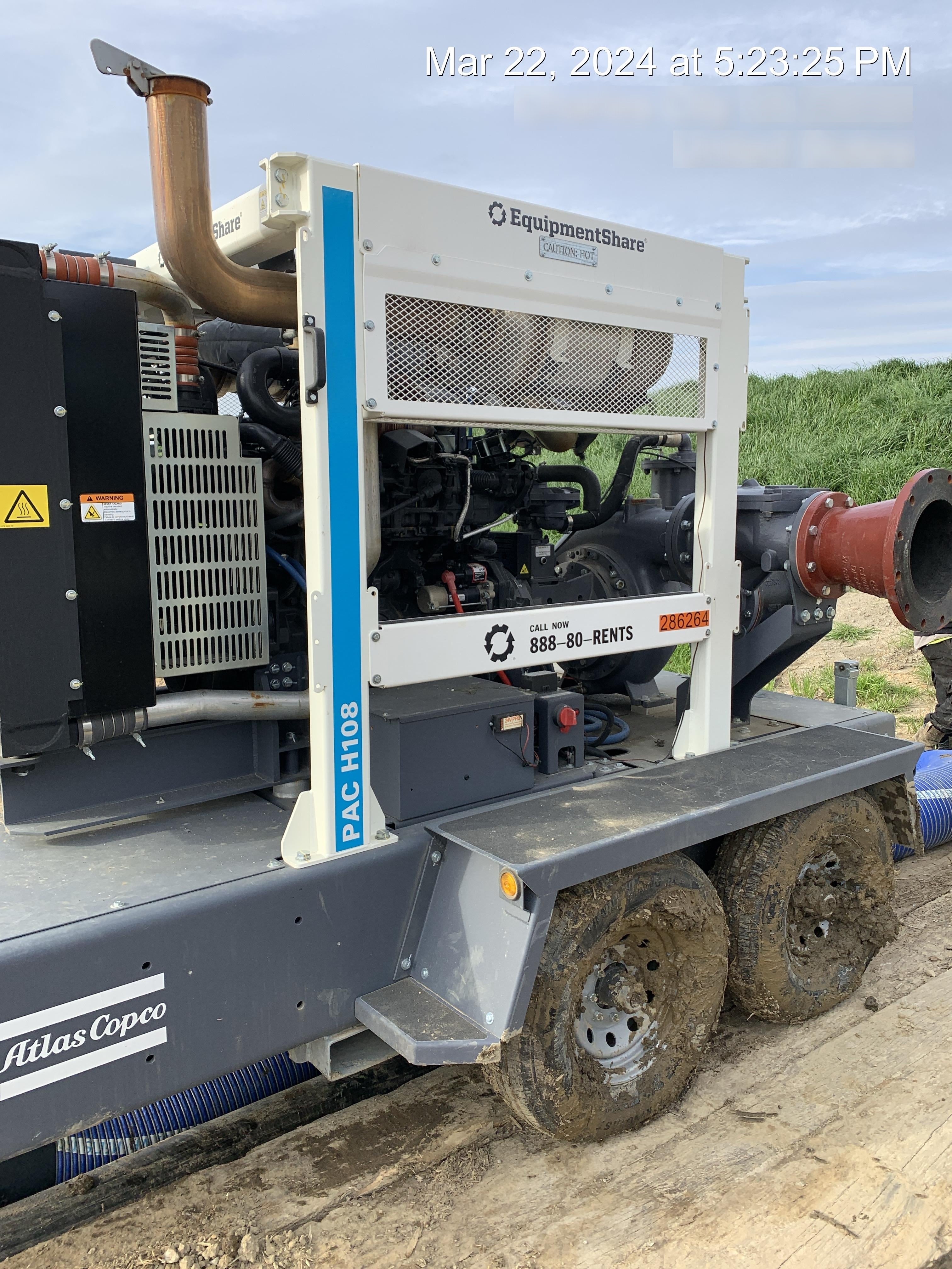 2022 ATLAS COPCO PAC H108 JD