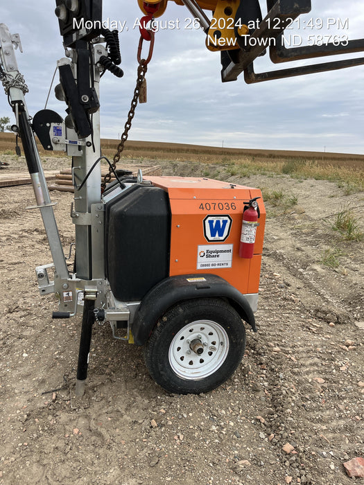 2024 Wanco WLTT-4MM4K Diesel, Deep Sea Controller, Shore Power Plug, Auto Start, (4) 350W LED Floodlights, 4kW Generator, 60 Gal Fuel Tank, 2" Ball, T3