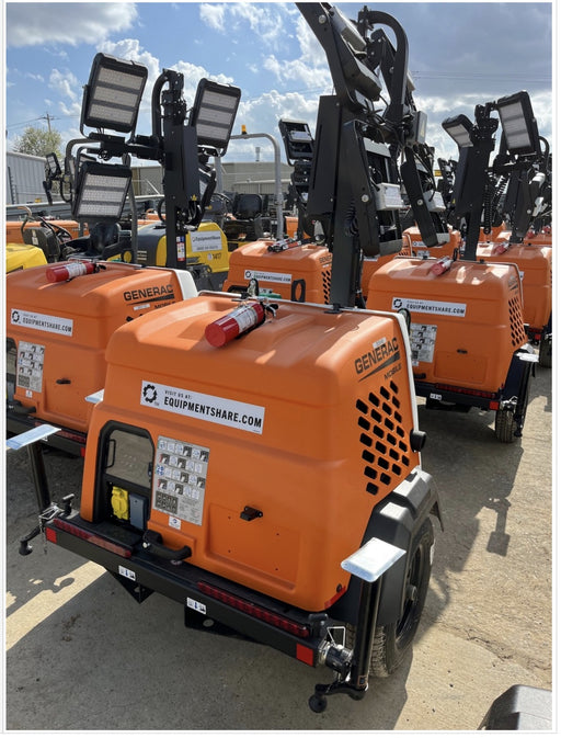 2024 Generac MLT2 Diesel, Flex Switch 120V Input, Powerzone Controller, 
(4) 320W LED Lights, 4kW Generator, 39.9 Gal Fuel Tank, 2" Ball, T3