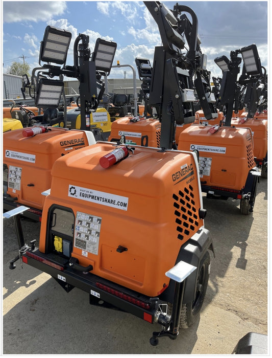 2024 Generac MLT2 Diesel, Flex Switch 120V Input, Powerzone Controller, 
(4) 320W LED Lights, 4kW Generator, 39.9 Gal Fuel Tank, 2" Ball, T3