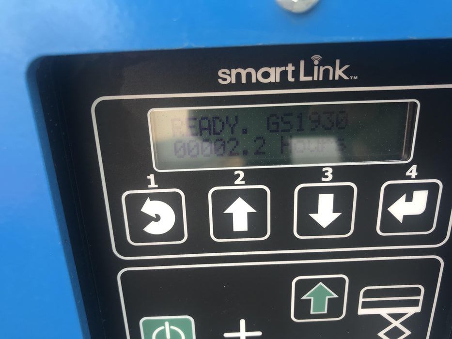 2020 Genie GS-1930 Solid Non Marking Tires, Beacon, Folding rails with half height swing gate, 800W Inverter