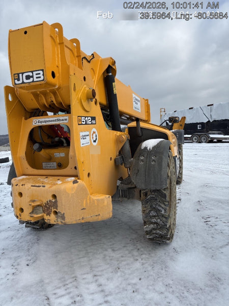 2020 JCB 512-56 Cab/Heat/Air, 109Hp, Solid Tires, Work Lights, Beacon, Aux Hydraulics, Back up Alarm, Lifting Eye, ES Decals