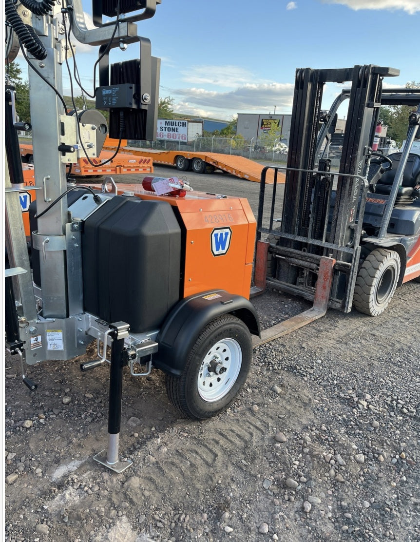 2024 Wanco WLTT-4MM4K Diesel, Deep Sea Controller, Shore Power Plug, Auto Start, (4) 350W LED Floodlights, 4kW Generator, 60 Gal Fuel Tank, 2" Ball, T3