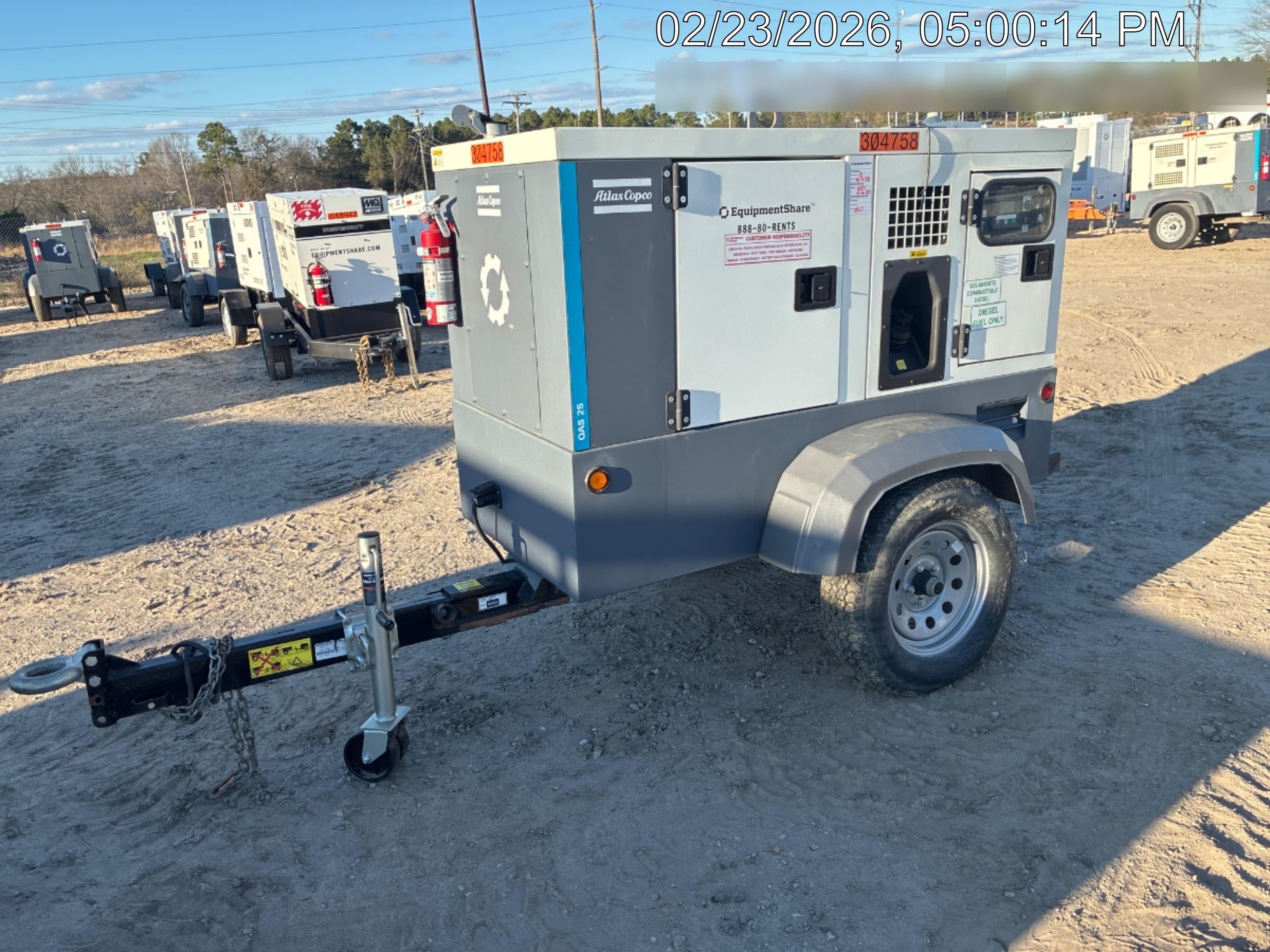 2023 ATLAS COPCO QAS25 CWK