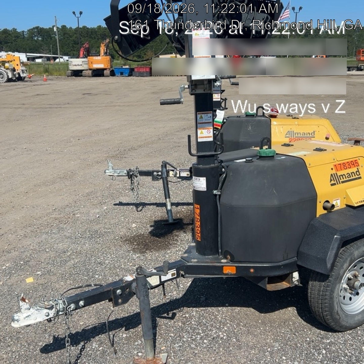 2019 Wacker Neuson LTV6K-LED Standard LED Towable Light Tower w/None