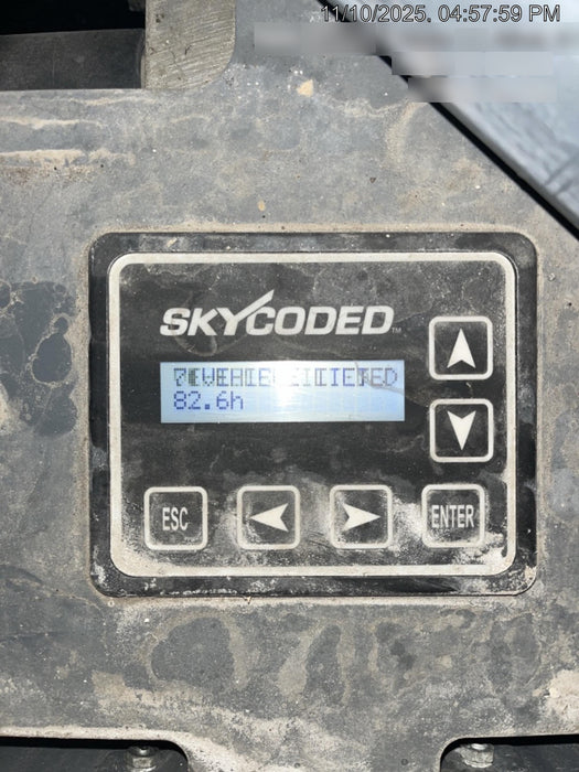 2020 Skyjack SJIII-3219 Solid NM Tires, Half height spring hinged entry gate, Dual Beacons, 800W Inverter