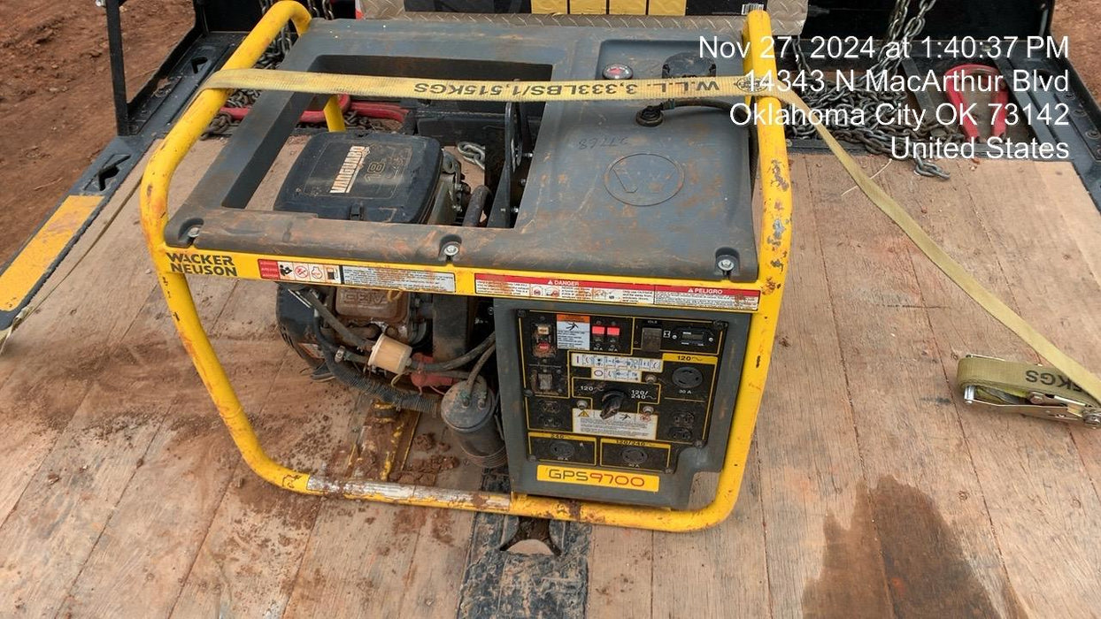 2018 WACKER NEUSON GPS9700V