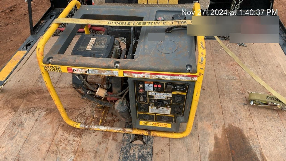 2018 WACKER NEUSON GPS9700V