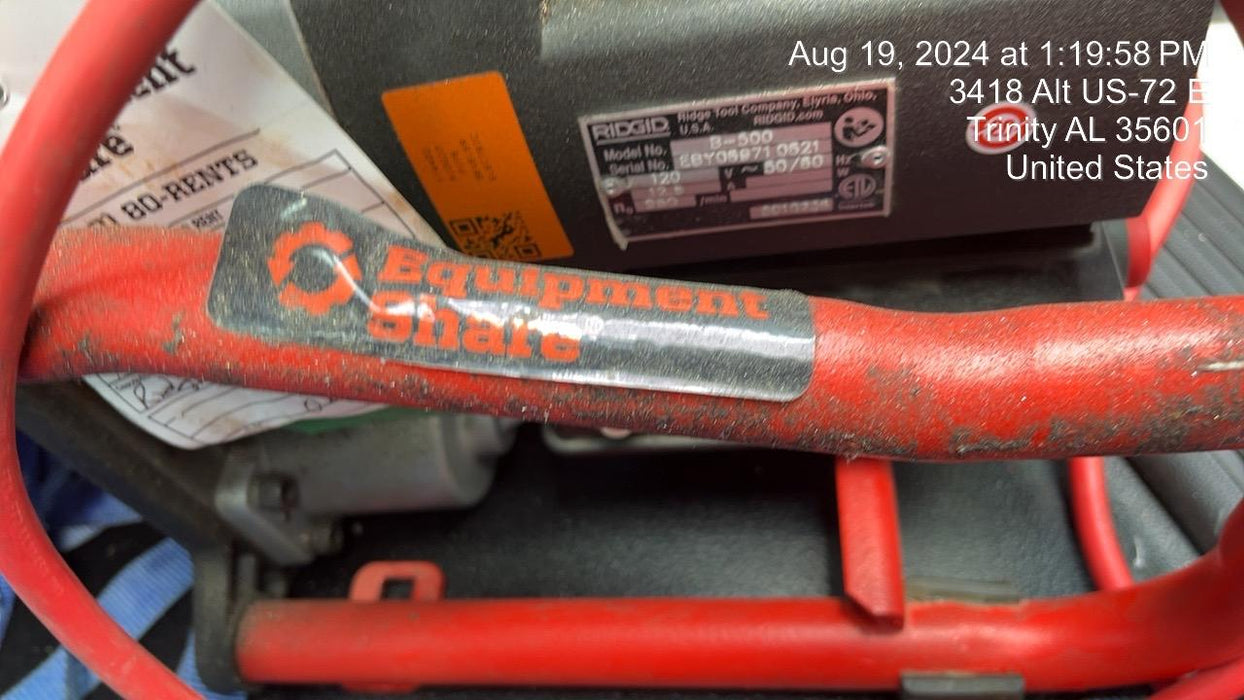 2021 RIDGID B-500