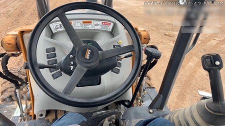 2019 Case 580N EP Canopy, 4WD, GP Front Bucket, Standard Stick, 1 Way Aux Hydraulics, ISO Controls