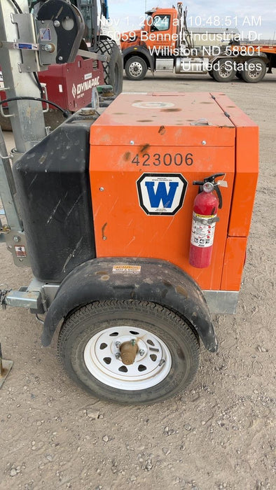 2024 Wanco WLTT-4MM4K Diesel, Deep Sea Controller, Shore Power Plug, Auto Start, (4) 350W LED Floodlights, 4kW Generator, 60 Gal Fuel Tank, 2" Ball, T3