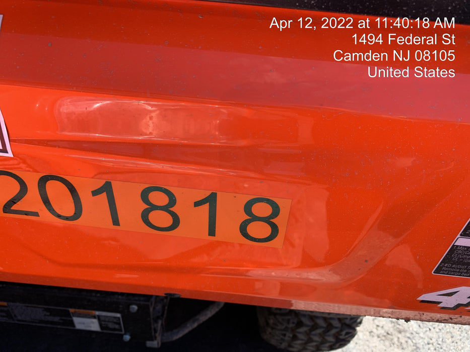 2022 Kubota RTV-X1140W-H Plastic Canopy, Windshield Acrylic Clear, LED Strobe Light, Wire Harness Kit, Back up Alarm