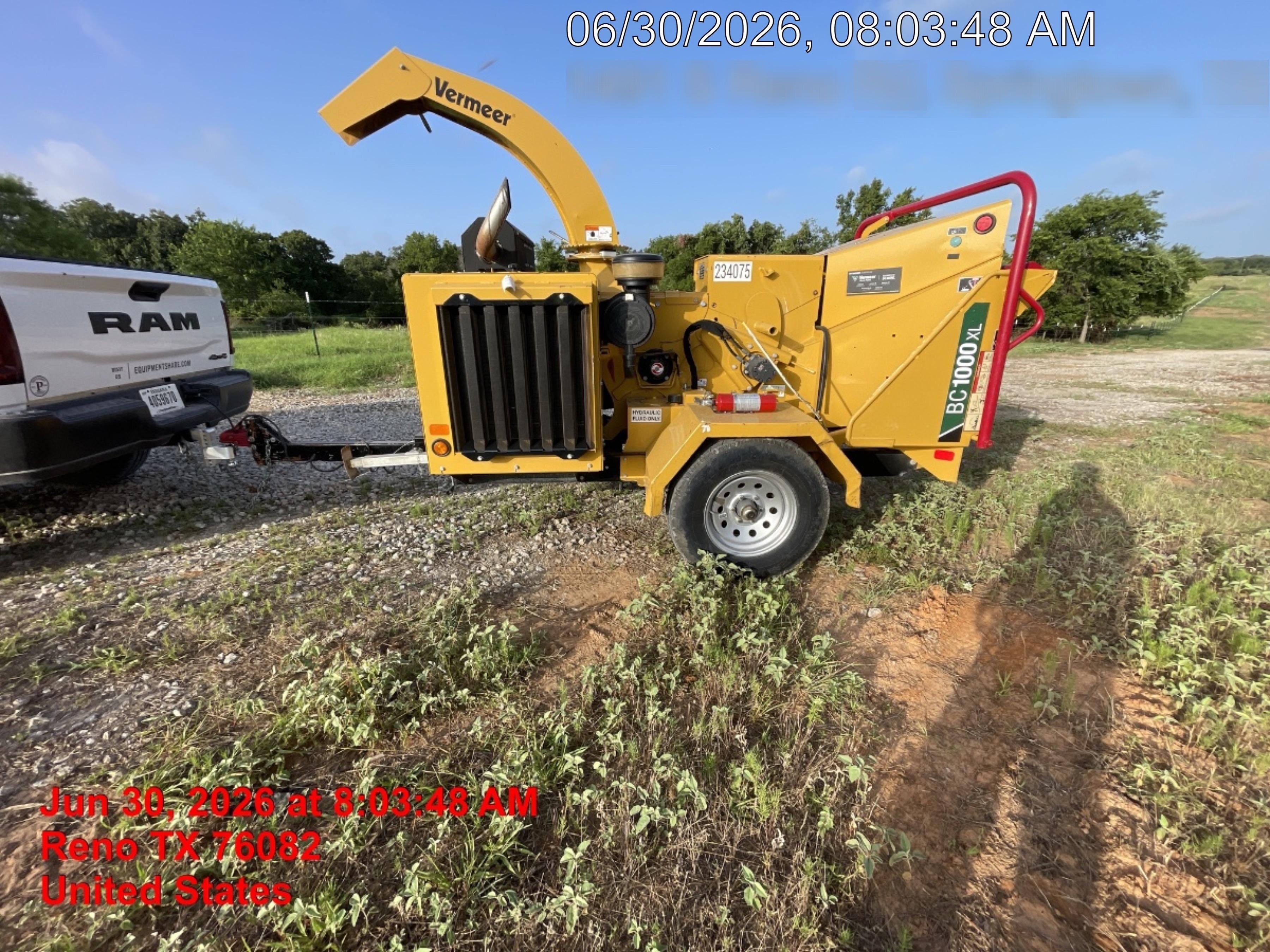 2022 VERMEER BC1000XL Diesel