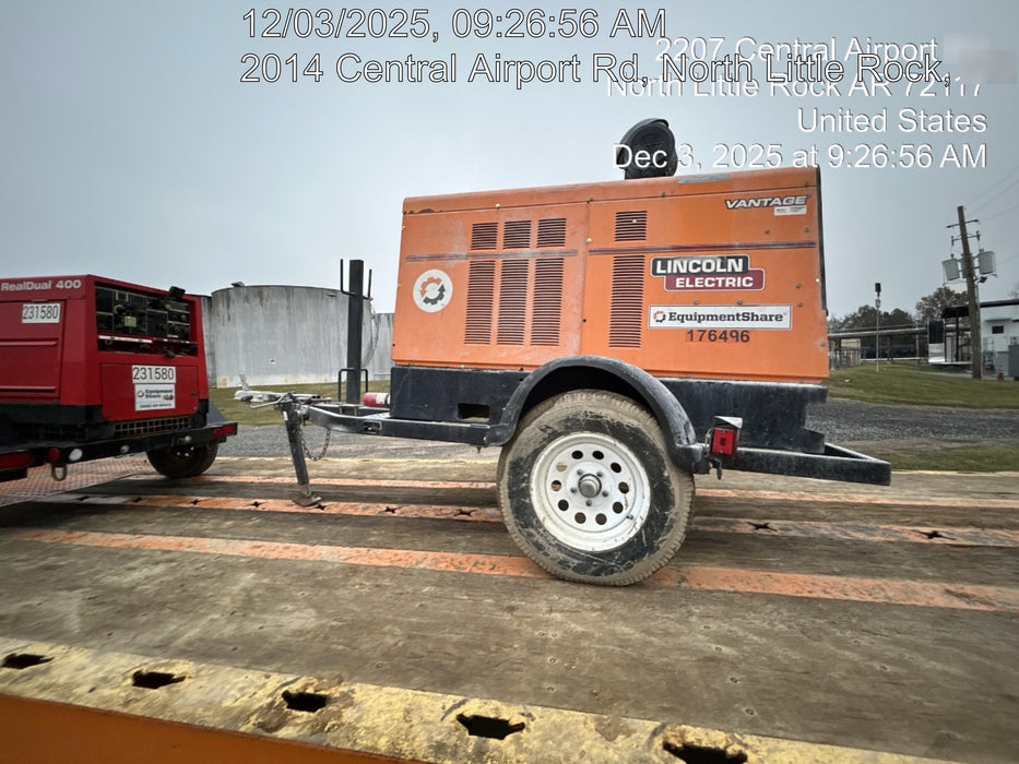 2021 Lincoln Electric Vantage 549X Ready Pak 3, ORANGE (includes trailer, cable rack, fender light kit)