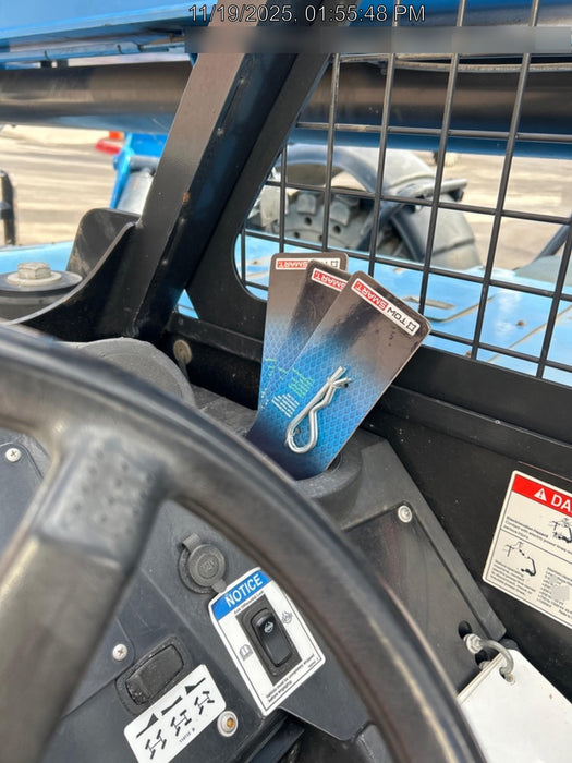 2018 Genie GTH-1056 Genie GTH-1056 w/Open ROPS, Solid Tires, Work Lights, 60" carriage/forks, cab mesh, beacon