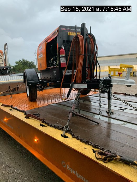 2021 Lincoln Electric Vantage 322 Vantage 322 Ready Pak 3 w/ Telematics & Decals, ORANGE (includes trailer, cable rack, fender light kit)