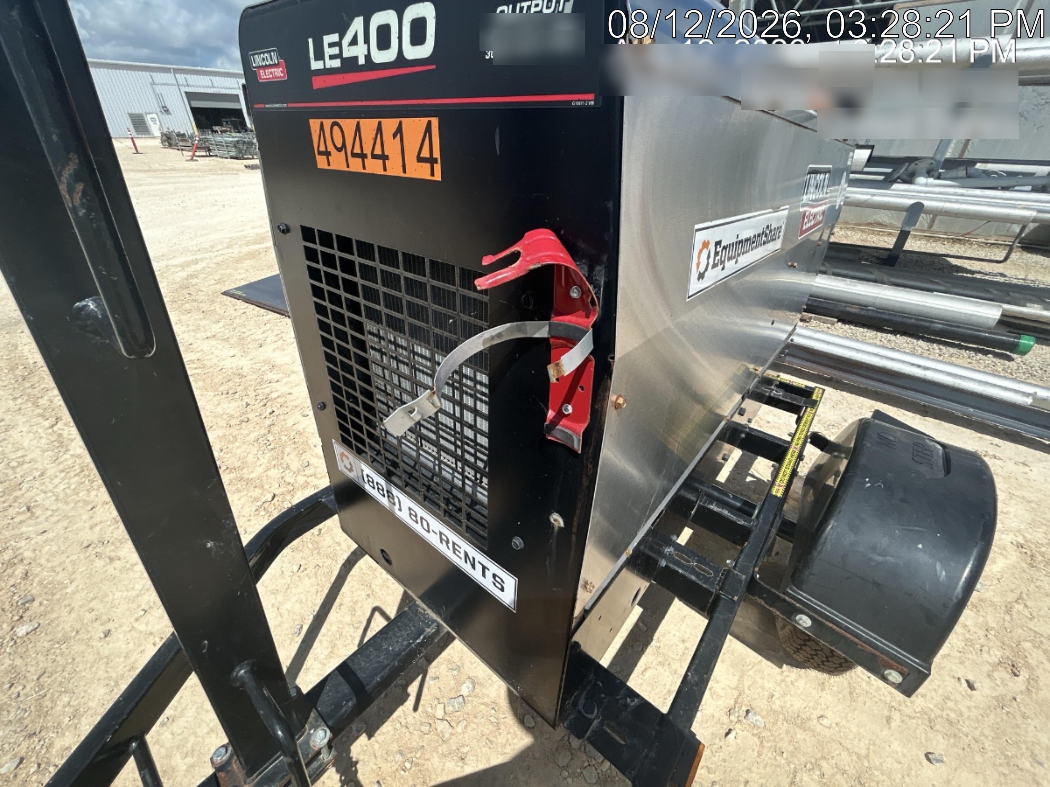 2025 Lincoln Electric LE400 Diesel, Kubota V1505, 22 HP, Trlr, Cable Rack, Light Kit, ES Decals, T3