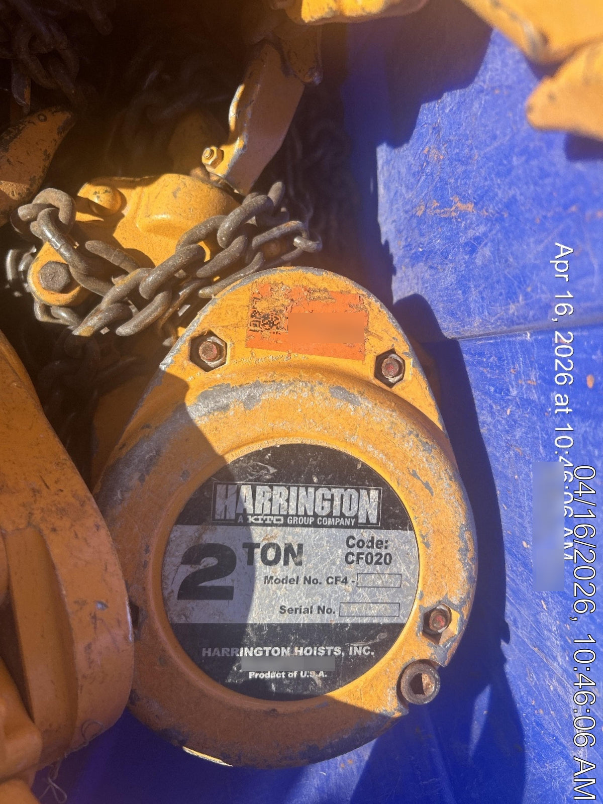 2021 HARRINGTON CF020-20