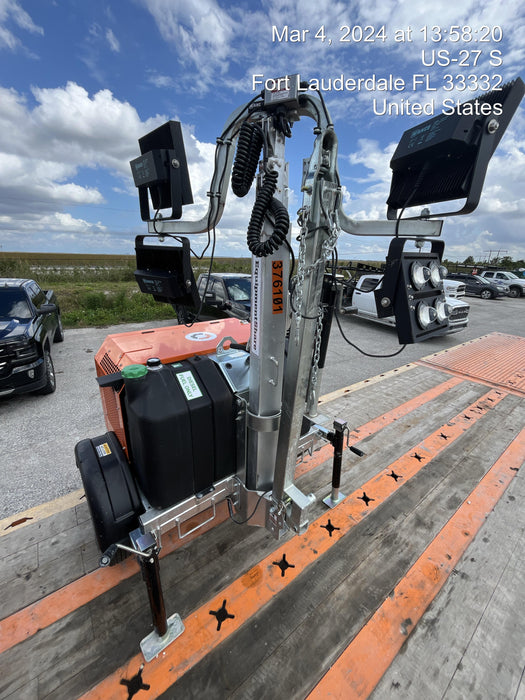 2023 Wanco WLTT-4MM4K Diesel, Deep Sea Controller, Shore Power Plug, Auto Start, (4) 350W LED Floodlights, 4kW Generator, 60 Gal Fuel Tank, 2" Ball, T3