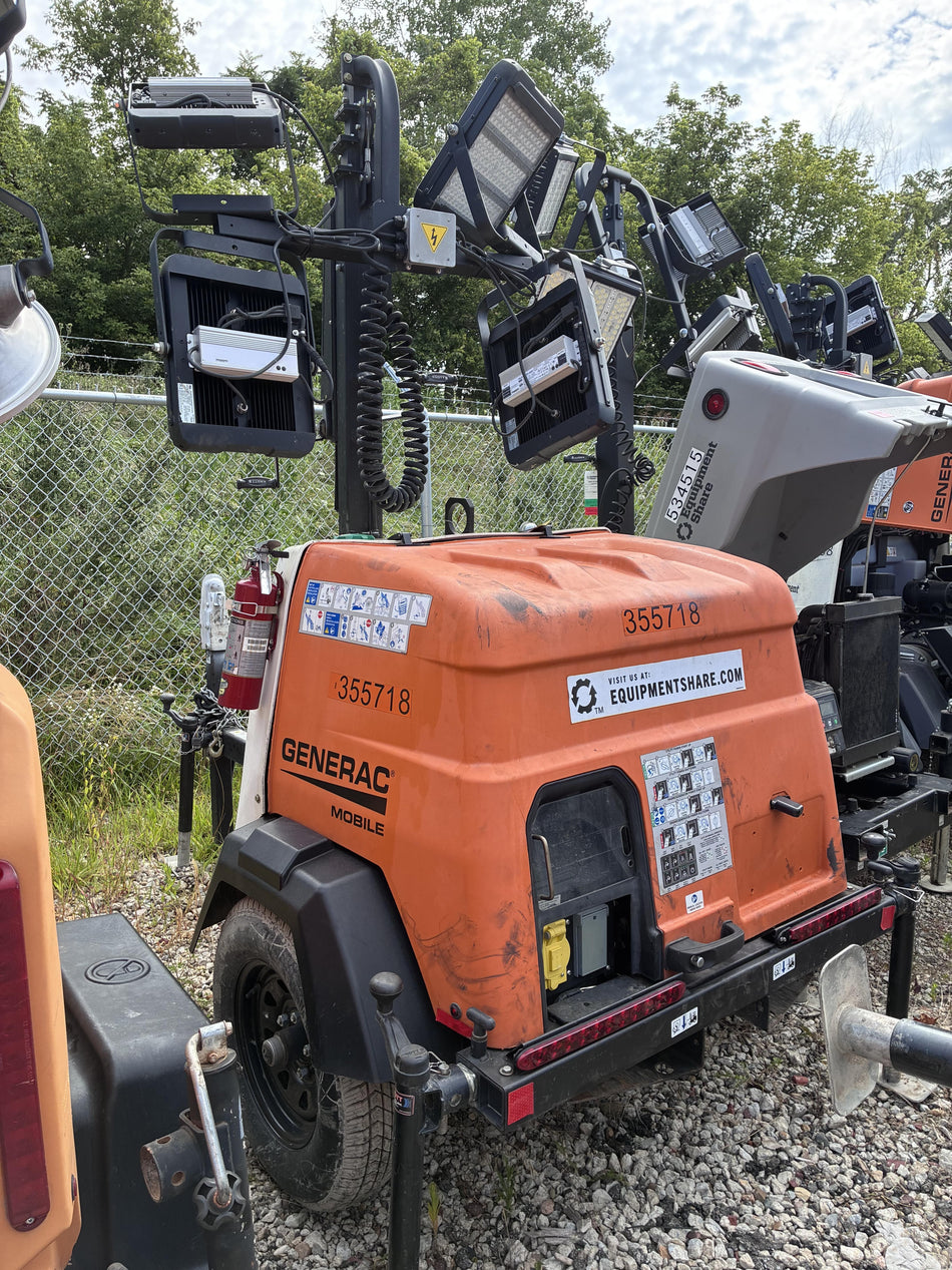 2023 Generac MLT2 Diesel, Flex Switch 120V Input, Powerzone Controller, 
(4) 320W LED Lights, 4kW Generator, 39.9 Gal Fuel Tank, 2" Ball, T3