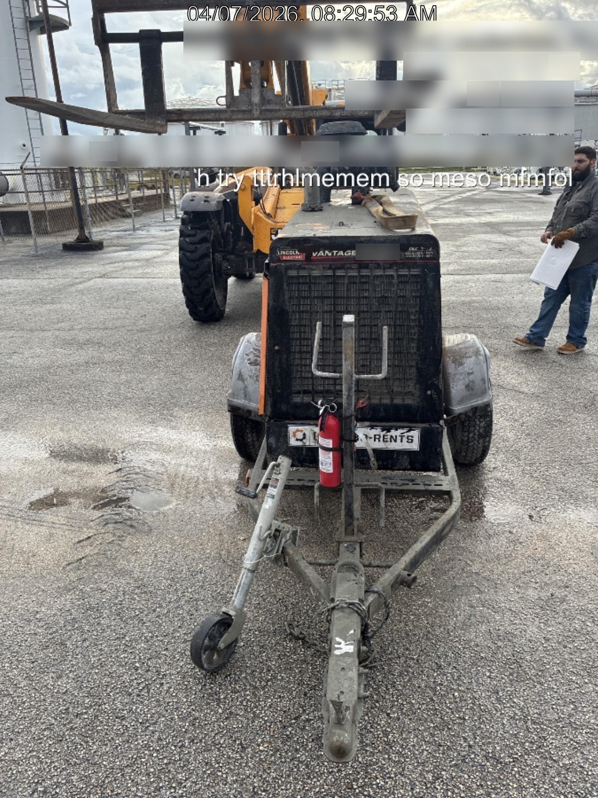 2022 Lincoln Electric Vantage 549X Crosslink Technology, Trailer Mounted, ES Decals, T3