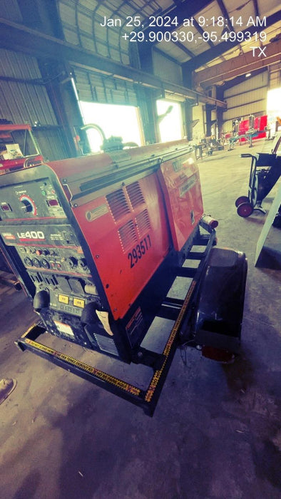 2022 Lincoln Electric LE400 Kubota V1505, Trlr, Cable Rack, Light Kit, ES Decals, T3