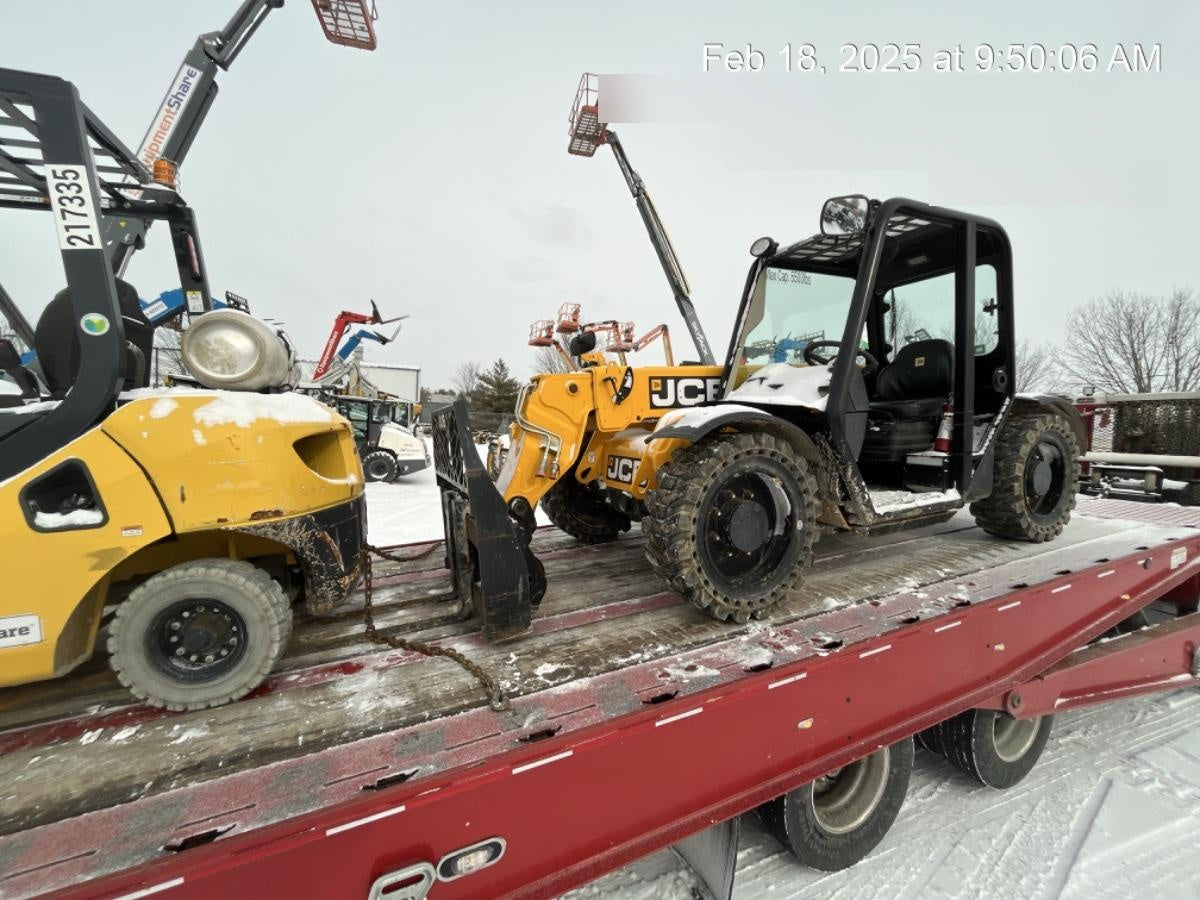 2020 JCB 505-20TC Canopy, Solid Tires, Work Lights, Beacon, Aux Hydraulics, Back up Alarm, ES Decals
