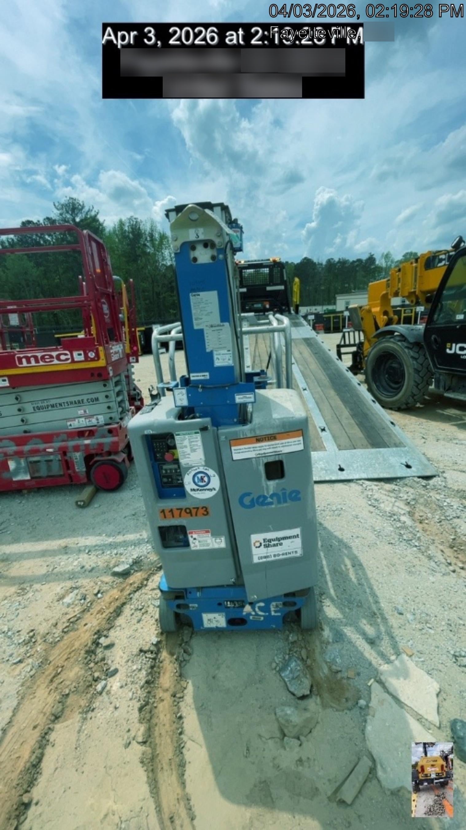 2020 GENIE GR-20