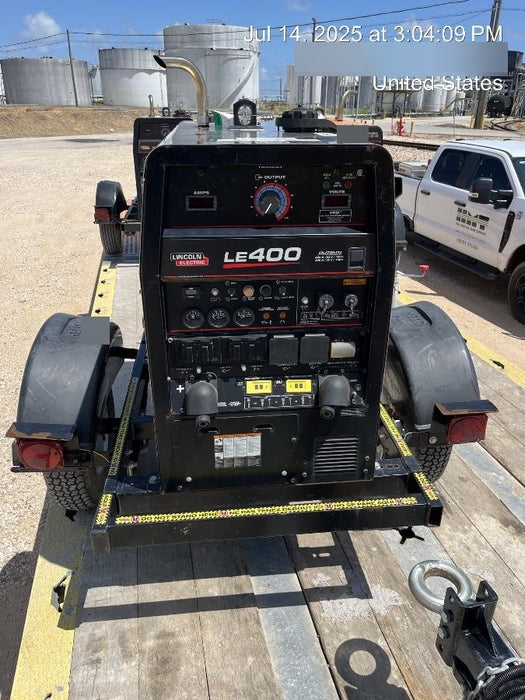 2024 Lincoln Electric LE400 Kubota V1505, Trlr, Cable Rack, Light Kit, ES Decals, T3